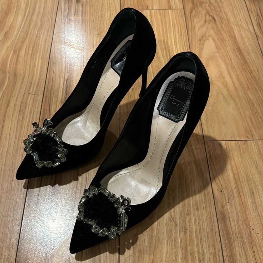 Black Dior shoes